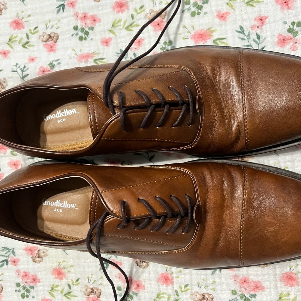 Goodfellow & Co Men's Brown Leather like  Shoes